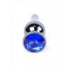 BOSS plug-jewellery dark silver butt plug- dark blue (BS6400059) - зображення 2