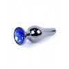 BOSS plug-jewellery dark silver butt plug- dark blue (BS6400059) - зображення 8