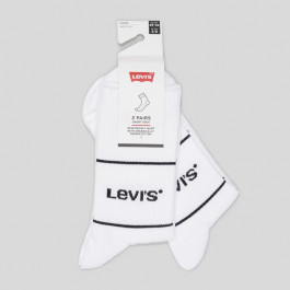   Levi's Шкарпетки  Short Cut Logo Sport 701210567-007 39-42 (2 пари) White (8720245185592)