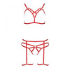 Passion MAGALI SET OpenBra Red XXL/XXXL (PS23803) - зображення 4