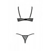 Passion MARINA SET WITH OPEN BRA black XXL/XXXL (SO9737) - зображення 4