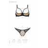 Passion MARINA SET WITH OPEN BRA beige XXL/XXXL (SO9734) - зображення 5