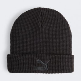   PUMA Шапка  Classics Mid Fit Beanie 02567701 One size Чорна (4067981500253)