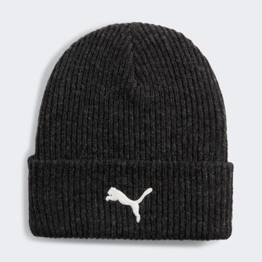 PUMA Шапка  Classics Elevated Beanie 02549501 One size Темно-сіра (4067981508990) - зображення 1