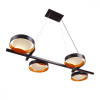 Brille Потолочный светильник BR-01 666S/4 LED 20W NW BK/G (24-852) - зображення 5