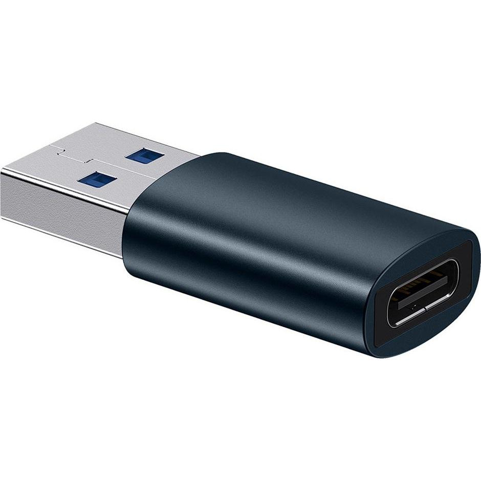 Baseus Ingenuity Series Mini OTG Adaptor USB 3.1 to Type-C Blue (ZJJQ000103) - зображення 1