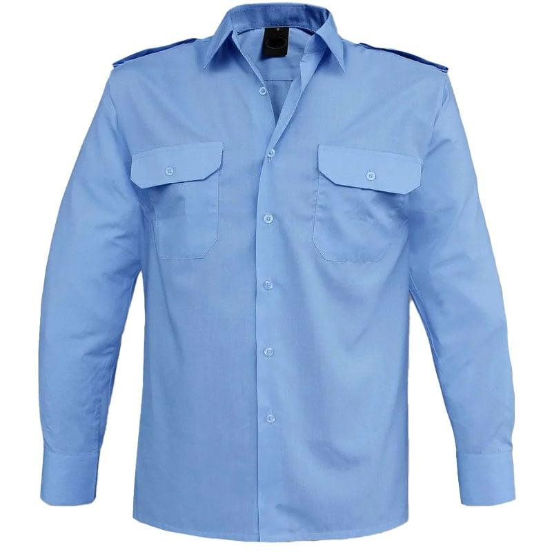 Mil-Tec Service Long Sleeve Shirt - Light Blue (10931011-902) - зображення 1