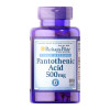 Puritan's Pride Pantothenic Acid 500 mg (100 caplets) - зображення 1