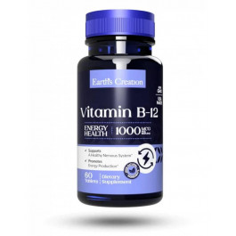   Earth's Creation Vitamin B-12 Sublingual 1000 мкг 60 таблеток