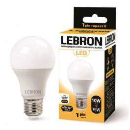   Lebron LED L-A60 10W Е27 4100K 850Lm 240° (LEB 11-11-32)