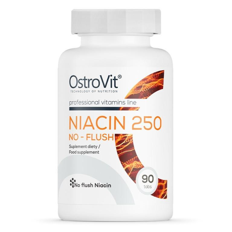 OstroVit Niacin 250 No-Flush 90 Tablets - зображення 1