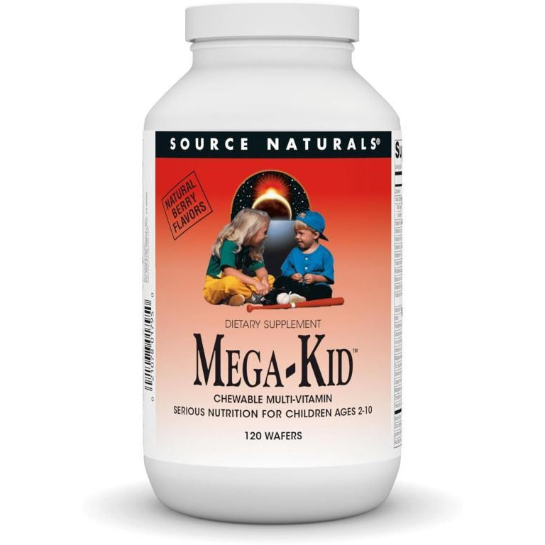 Source Naturals Mega-Kid 120 Wafers - зображення 1