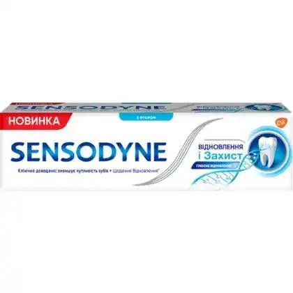 Sensodyne . Паста зубная Отбеливающий Восстановление и защита 75мл (4820127150213) - зображення 1