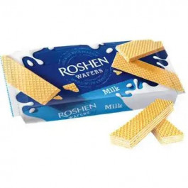   Roshen Вафлі  Wafers молоко, 216 г (4823077625589)