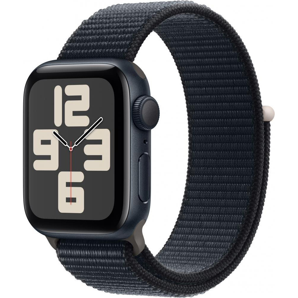 Apple Watch SE 2 GPS 40mm Midnight Aluminium Case with Midnight Sport Loop (MRE03) - зображення 1