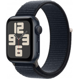   Apple Watch SE 2 GPS 40mm Midnight Aluminium Case with Midnight Sport Loop (MRE03)