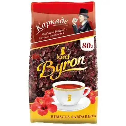 Lord Byron Чай красный Лорд Байрон Каркаде Крупнолистовой 80 г (4820053771674) - зображення 1