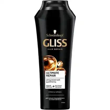 Gliss kur Зміцнюючий шампунь GLISS Ultimate Repair для сильно пошкодженого та сухого волосся 250 мл (900010080 - зображення 1