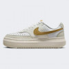 Nike Жіночі кеди низькі  Court Vision Alta DZ5394-100 40.5 (9US) 26 см White/Metallic Gold-Light Bone-Sai - зображення 1