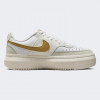 Nike Жіночі кеди низькі  Court Vision Alta DZ5394-100 40.5 (9US) 26 см White/Metallic Gold-Light Bone-Sai - зображення 3