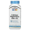 21st Century Calcium Magnesium Zinc + D3 250 Tablets - зображення 1