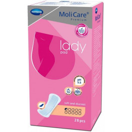   Hartmann Прокладки урологічні  MoliCare Premium lady pad при нетриманні сечі 0.5 краплі 28 шт (4052199289557)