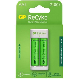   GP Batteries ReCyko USB 2-slot Charger E211 (210AAHCN-2B2)