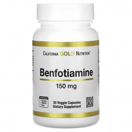   California Gold Nutrition Benfotiamine 150 mg 30 Veggie Capsules