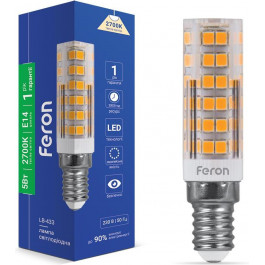   FERON LED LB-433 5W E14 2700K 450Lm 230V (25898)