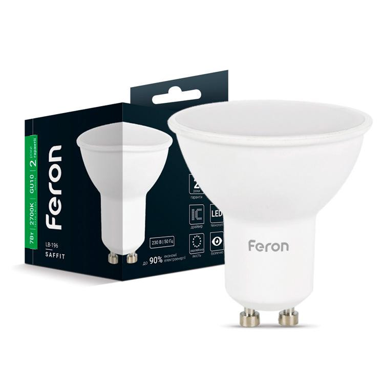 FERON LED LB-196 7W GU10 2700K (01678) - зображення 1