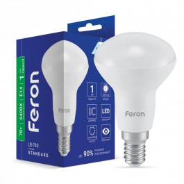   FERON LED LB-740 R50 230V 7W 580Lm E14 6400K (25984)