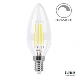   FERON LED LB-68 E14 4W 4 pcs 2700K C37 филамент, диммируемая (25651)