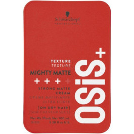   Schwarzkopf Матуючий крем для волосся сильної фіксації  OSIS Mighty Matte 100 мл (4045787999488)