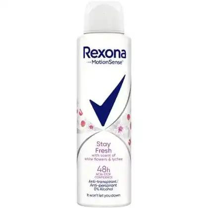 Rexona Дезодорант аерозольний  Stay Fresh White Flowers And Lychee 150 мл (8717163680568) - зображення 1