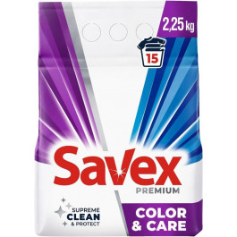   Savex Пральний порошок  Premium Color&Care, 2,25 кг (3800024047886)