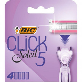   BIC Сменные картриджи для бритья (лезвия) женские  Miss Soleil Click 5 4 шт (3086123680180)