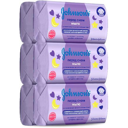 Johnson's Baby Упаковка мила Johnson’s Baby Перед сном 90 г х 6 шт (3574661642789) - зображення 1