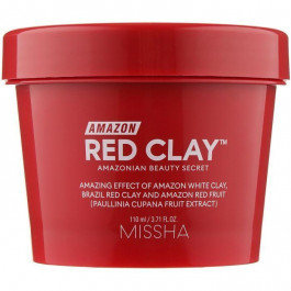   Missha Маска для лица на основе красной глины  Amazon Red Clay Pore Mask 110 мл (8809643534987)