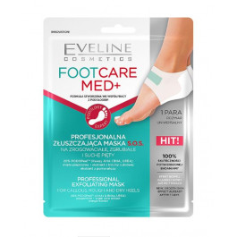   Eveline Відлущуюча експрес-маска для п'ят  Foot Care Med +, 1 шт., (DMASKHEEL)