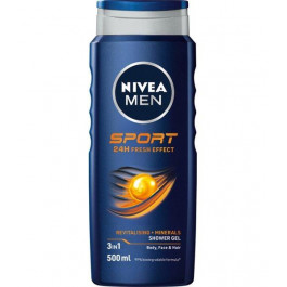   Nivea Гель для душа  Men Спорт 3в1 500 мл (4006000010151)