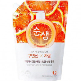   Aekyung Засіб для миття посуду  Soonsaem Citric Acid Grapefruit 1.2 л (8801046303207)