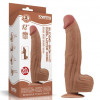 LoveToy Sliding-Skin Dual Layer Dong 12" Brown (6452LVTOY939) - зображення 1