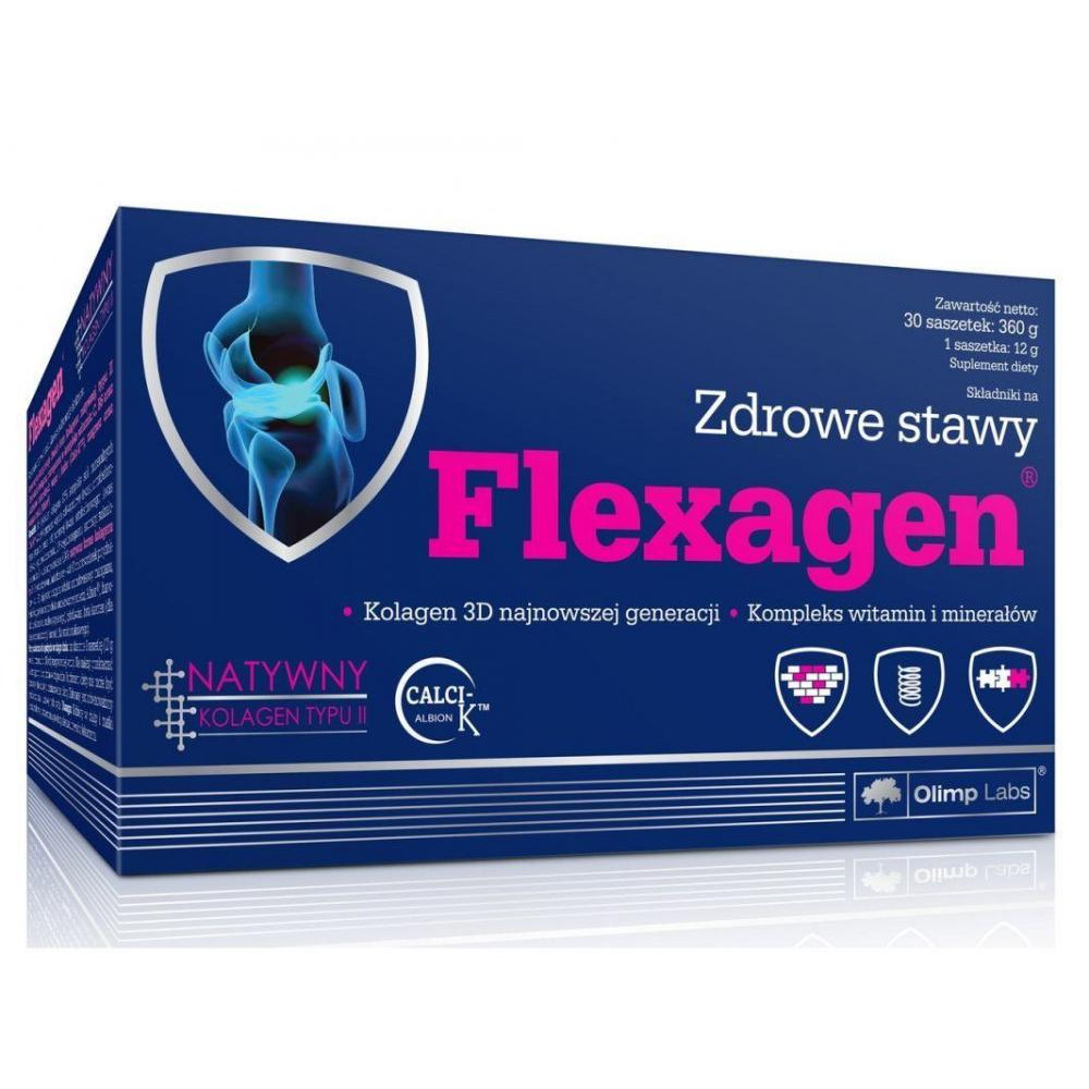 Olimp Labs Flexagen (малина) 30 sashets - зображення 1