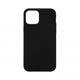   Drobak Liquid Silicon Case для Apple iPhone 12 Pro Max Black (707006)