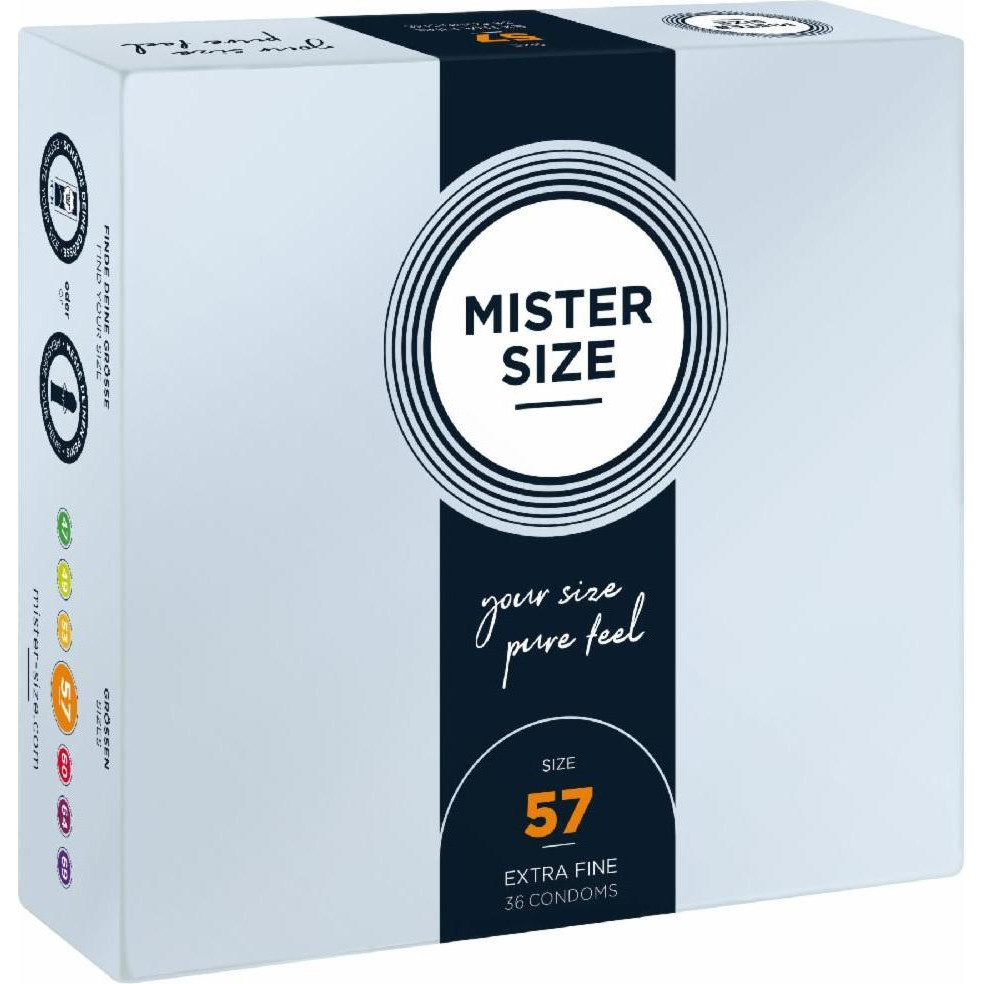 Mister Size pure feel - 57 (36 шт) (SO8052) - зображення 1