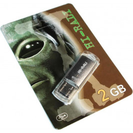   Hi-Rali 2 GB Rocket Series USB 2.0 Silver (HI-2GBRKTSL)