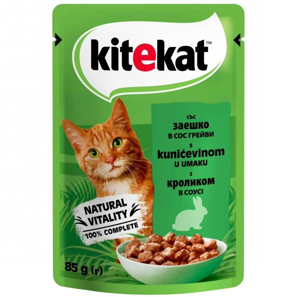 Kitekat з кроликом в соусі, 85г (5900951307324) - зображення 1