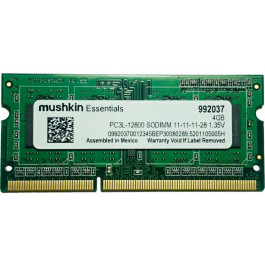   Mushkin 4 GB SO-DIMM DDR3L 1600 MHz Essentials (992037)