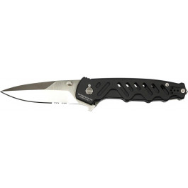   Extrema Ratio Caimano Nero NA Satin Semi-Serrated (04.1000.0166/SAT/BLK)