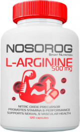   Nosorog L-Arginine 500 mg 120 caps /60 servings/